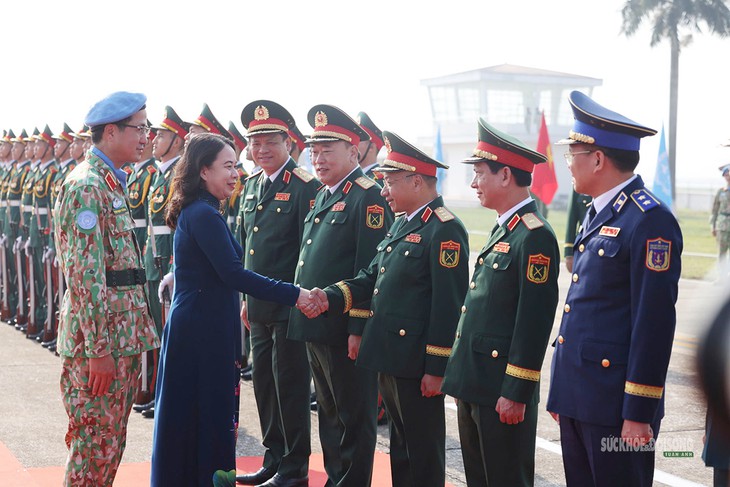 Mũ nồi xanh Việt Nam lên đường tiếp nối sứ mệnh hòa bình - Ảnh 1.