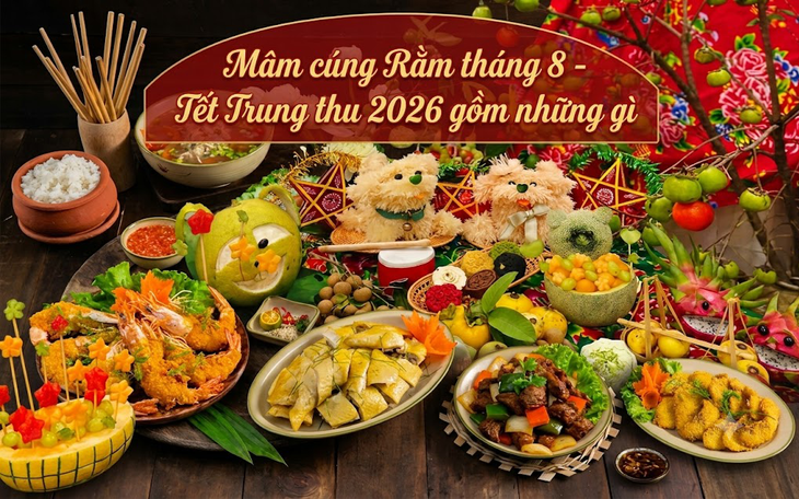 Bài văn khấn Rằm tháng 8 năm 2026 chuẩn cầu bình an, sung túc - Ảnh 2.