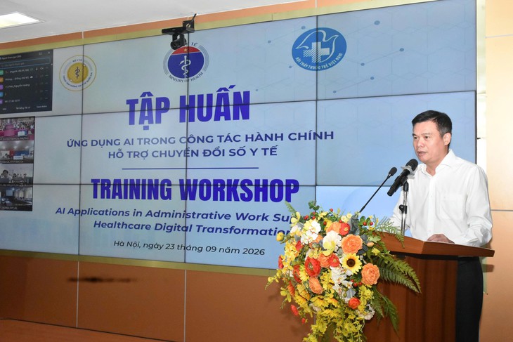 Ứng dụng AI trong công tác hành chính hỗ trợ chuyển đổi số y tế- Ảnh 1.