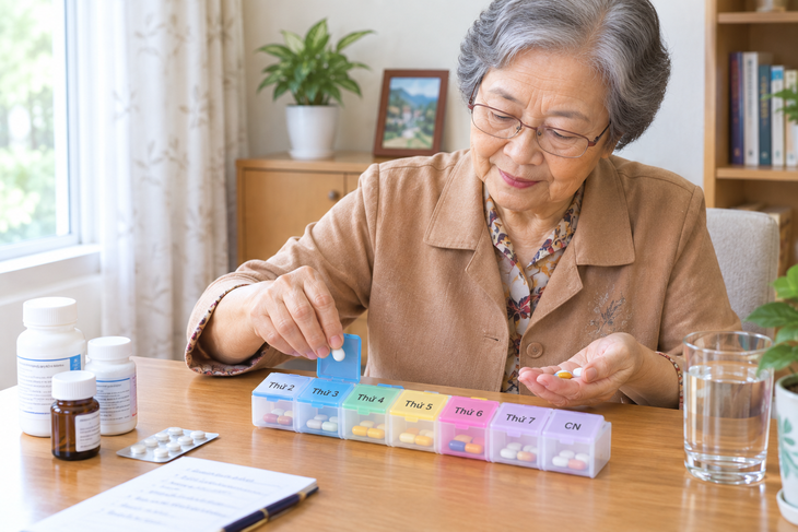 Người cao tuổi dùng nhiều thuốc: Làm thế nào để sử dụng an toàn, hiệu quả? - Ảnh 1.