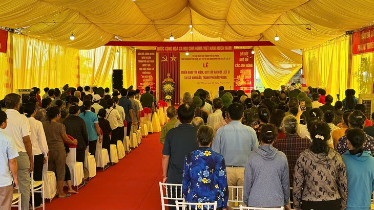Chiến dịch 500 ngày đêm ở Hải Phòng: Khai quật mộ tập thể liệt sĩ Mả Chìa- Ảnh 5.