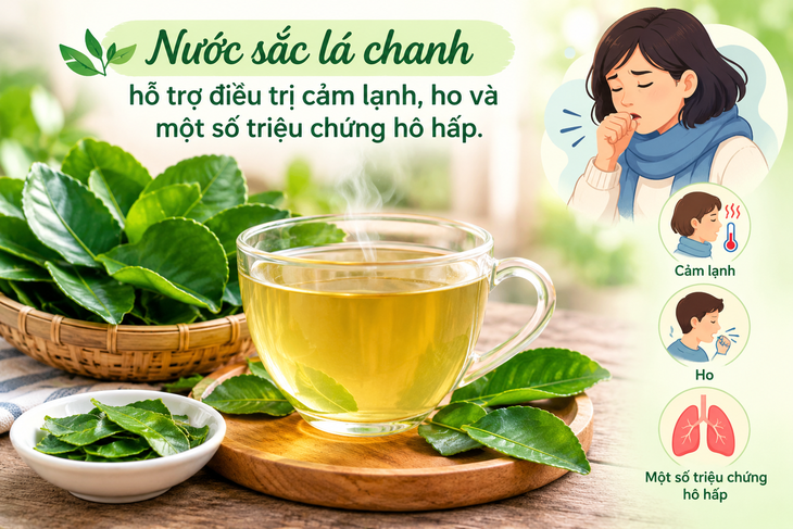 3 cách dùng lá chanh giảm ho, dễ thực hiện có tác dụng tốt tại nhà - Ảnh 1.