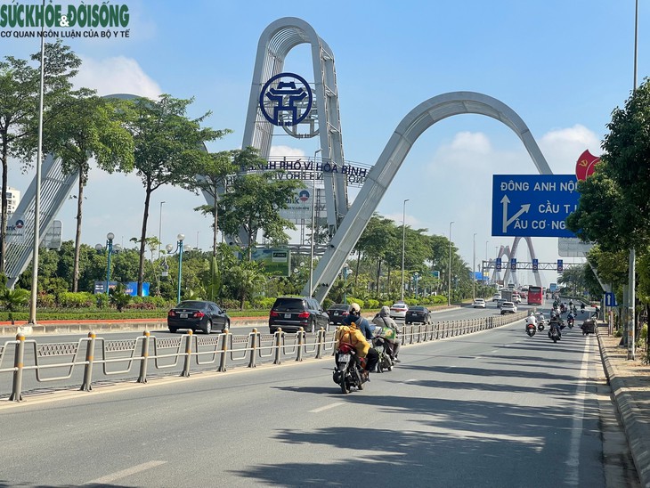 Cầu Nhật Tân ùn ứ hướng vào nội đô sáng đầu tuần- Ảnh 6.