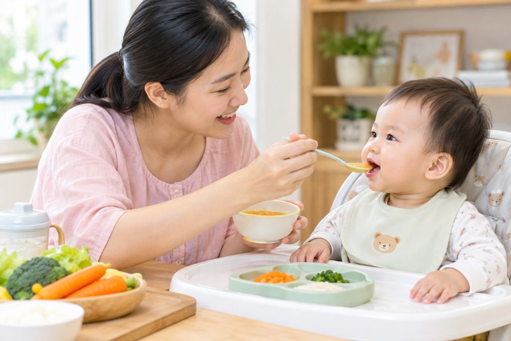 Phòng ngừa dị ứng thức ăn cho trẻ khi bắt đầu ăn dặm: Những nguyên tắc cha mẹ cần biết - Ảnh 1.