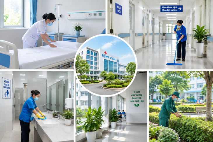 Giữ môi trường bệnh viện xanh, sạch, đẹp từ khoa phòng đến khuôn viên- Ảnh 2.
