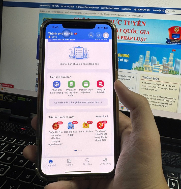 Hà Nội ra mắt ứng dụng bản đồ mưa ngập - Ảnh 1.