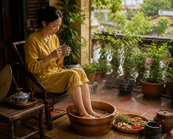 Không phải mùa lạnh, ngâm chân cần lưu ý gì để nâng cao hiệu quả? - Ảnh 1.