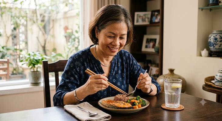 4 nhóm thực phẩm giúp bảo vệ tim mạch cho người tuổi 50 - Ảnh 1.