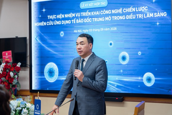 Hợp tác nghiên cứu ứng dụng tế bào gốc trung mô trong điều trị lâm sàng- Ảnh 2.