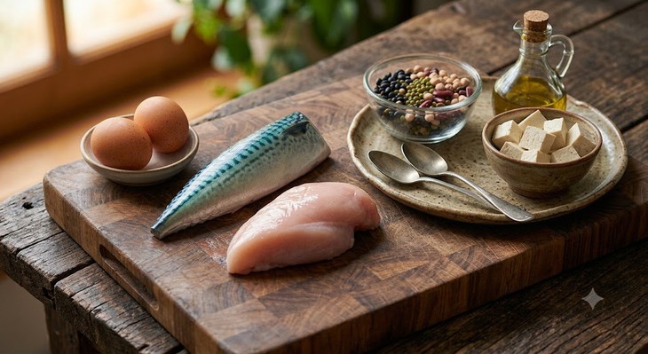 4 nhóm thực phẩm giúp giảm cân, giảm mỡ bụng an toàn cho người tuổi 60 - Ảnh 1.