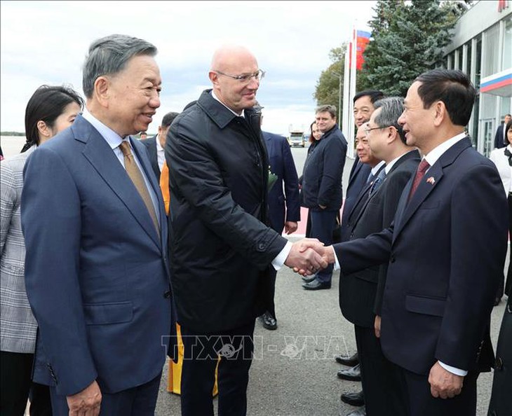 Tổng Bí thư, Chủ tịch nước Tô Lâm cùng Phu nhân bắt đầu thăm cấp Nhà nước Liên bang Nga- Ảnh 6.