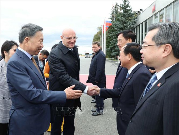 Tổng Bí thư, Chủ tịch nước Tô Lâm cùng Phu nhân bắt đầu thăm cấp Nhà nước Liên bang Nga- Ảnh 7.