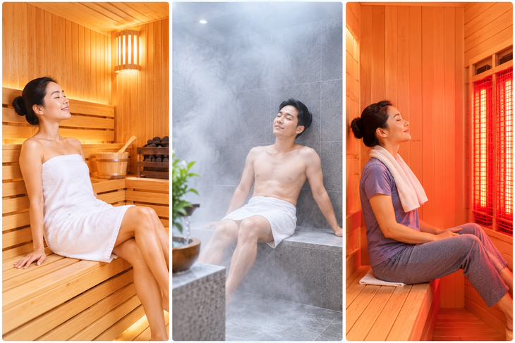 Lợi ích tiềm năng của xông hơi đối với sức khỏe - Ảnh 1.