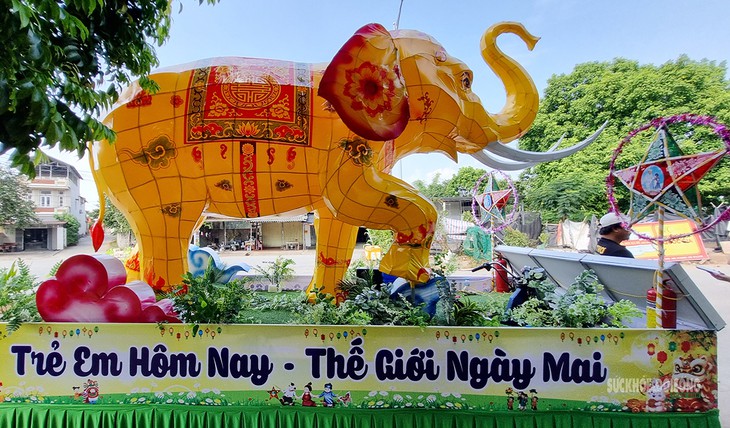 Hình tượng voi từ sử xưa bước vào mùa Trung thu xứ Đoài- Ảnh 1.
