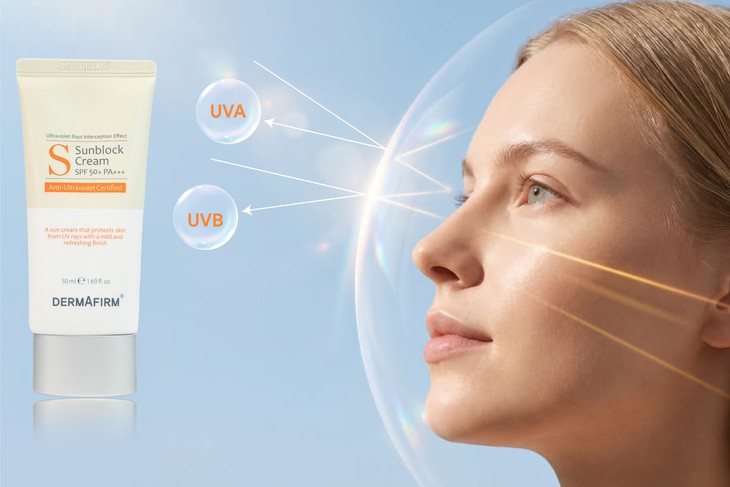 Sunblock Cream Dermafirm SPF 50+ được tin dùng cho làn da tổn thương và phục hồi- Ảnh 3.
