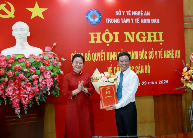 Trung tâm Y tế Nam Đàn có tân Giám đốc - Ảnh 2.
