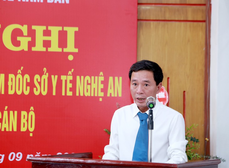 Trung tâm Y tế Nam Đàn có tân Giám đốc - Ảnh 4.