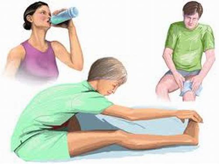 Xử lý khi bị căng cơ 1
