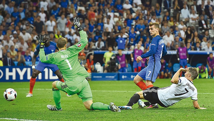 Cristiano Ronaldo, Ronaldo, Antoine Griezmann, Griezmann, Pháp, Bồ Đào Nha, EURO 2016, chung kết EURO 2016