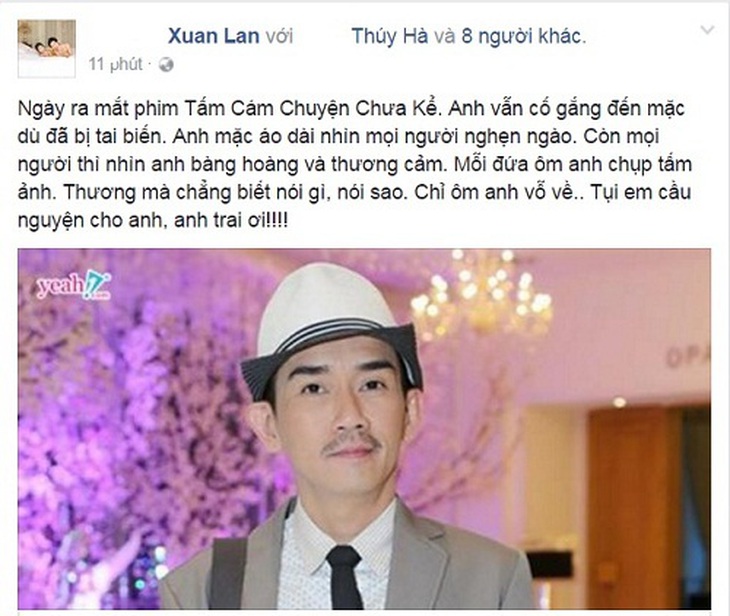 Minh Thuận, Minh Thuận nguy kịch, Minh Thuận bị ung thư phổi