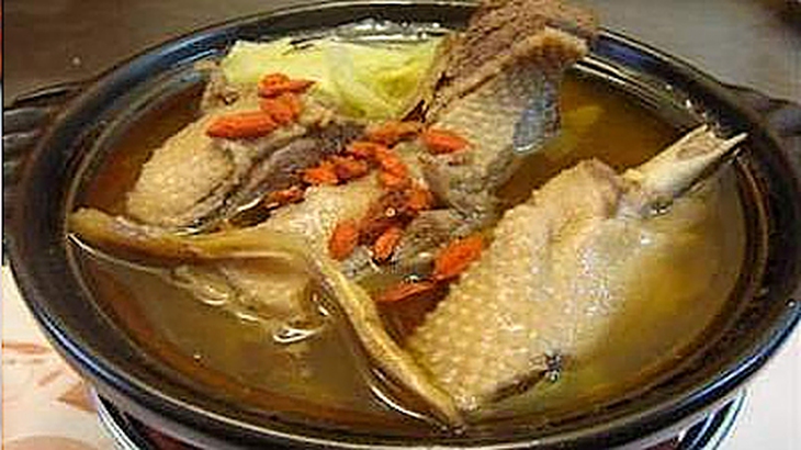 Thịt ngỗng bổ ngũ tạng, ngừng tiêu khát