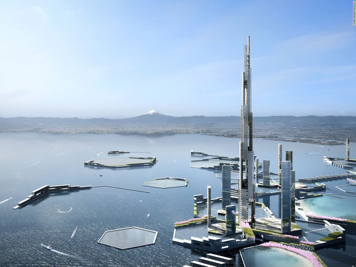 toa thap, toa thap Sky Mile o Tokyo