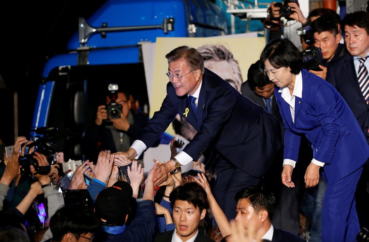 Ông Moon Jae-in Tổng thống đắc cử của Hàn Quốc 