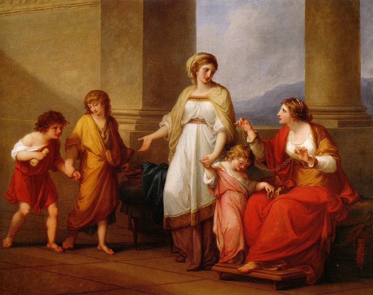 bức tranh của nữ danh họa Angelica Kauffman