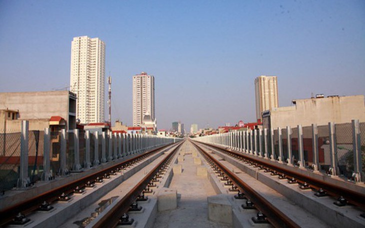 Ray đường sắt Cát Linh - Hà Đông chưa dùng đã gỉ sét