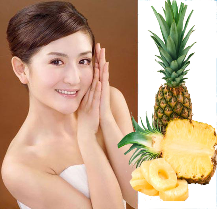 mặt nạ dứa giảm nếp nhăn
