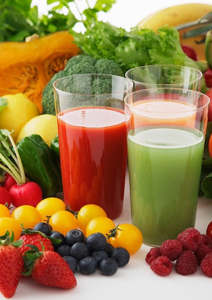 giải độc cho da bằng trái cây tươi