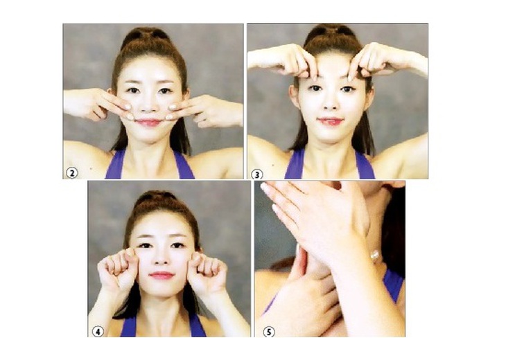 Mát-xa mặt, ngừa nếp nhăn
