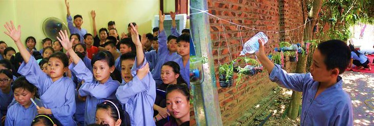 Khóa học hè cho các em tại Chùa Kẻ Sặt, Hải Dương