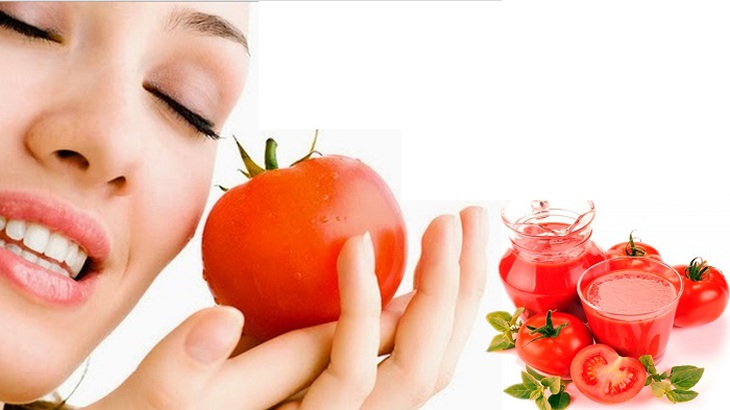 cà chua dưỡng da