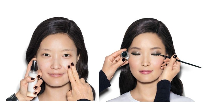 Mẹo giấu nếp nhăn và trẻ thêm chục tuổi nhờ kem nền và phấn mắt