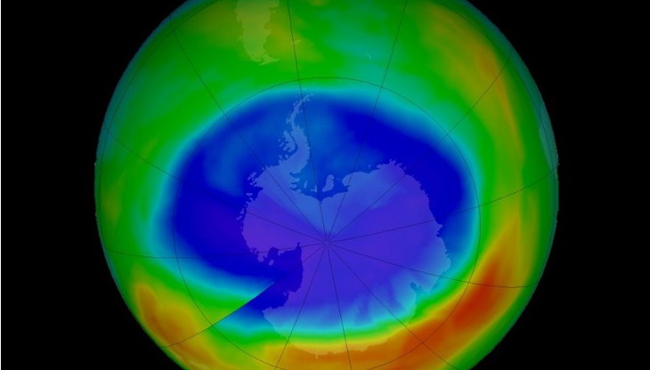 lỗ hổng tầng ozone nhỏ lại