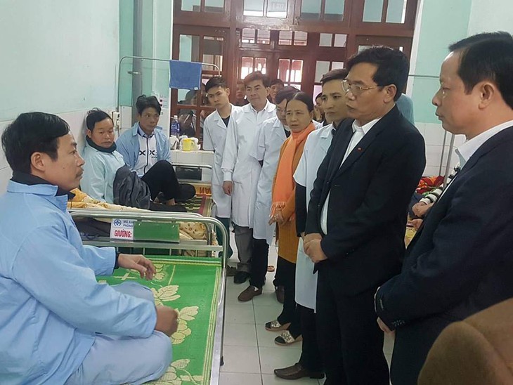 Lãnh đạo Sở Y tế Thái Bình thăm BS.Nghĩa