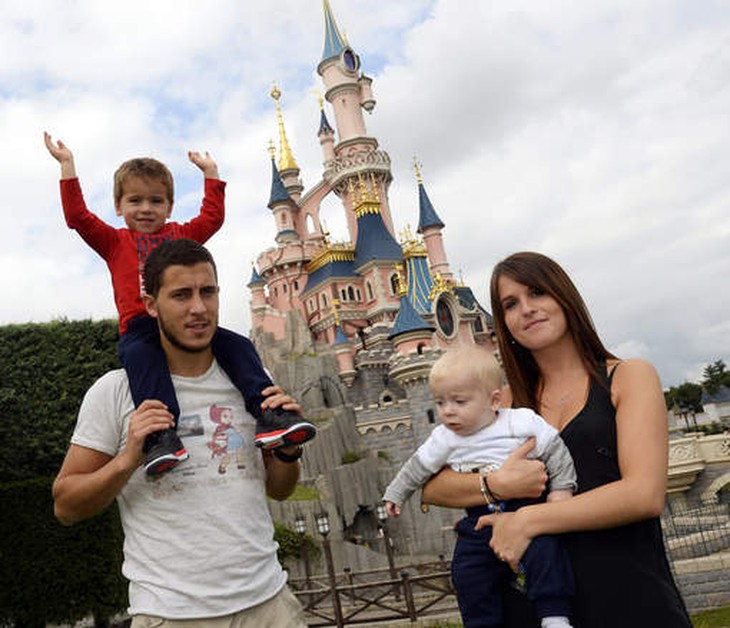 Gia đình nhỏ của Eden Hazard