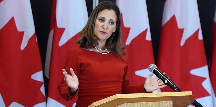 Ngoại trưởng Canada Chrystia Freeland