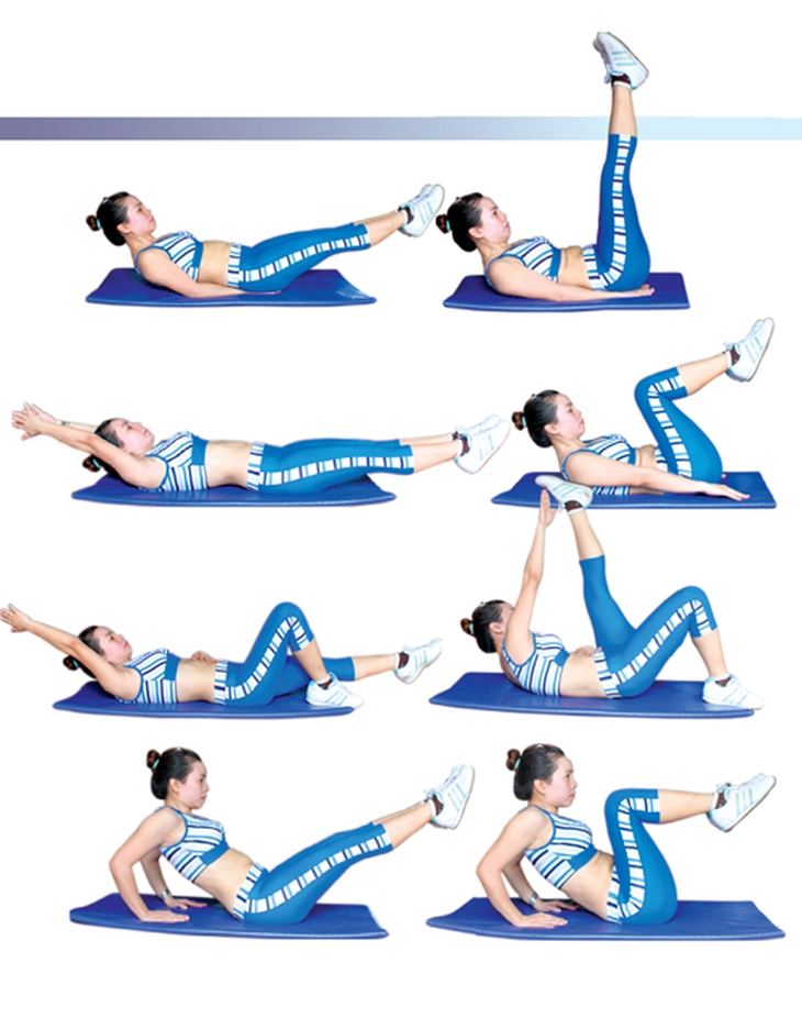 Động tác ke bụng giúp bụng dưới săn chắc