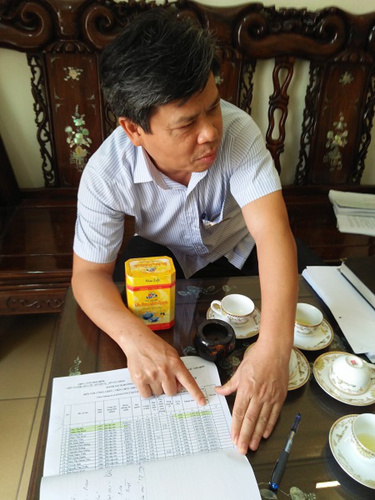 Ông Nguyễn Văn Ngãi chỉ cho phóng viên biết việc thu chi và công tác bổ nhiệm cán bộ đều được thực hiện theo đúng quy trình, quy định và công khai minh bạch.