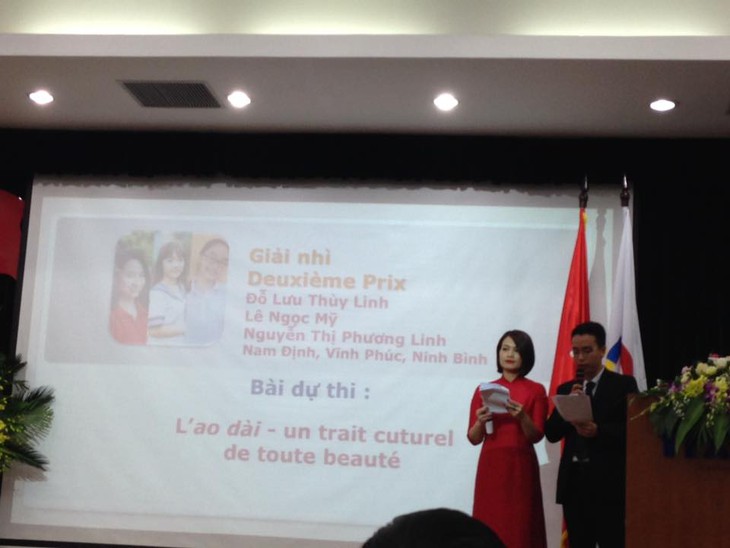 Giải nhì Phóng viên trẻ Pháp ngữ 2018