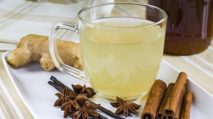 10 thức uống tốt cho tim mạch ngày lạnh-Trà thơm quế gừng