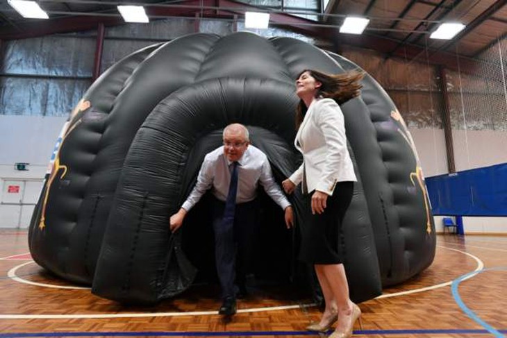 Ứng cử viên Scott Morrison vận động tranh cử tại New South Wales vào đầu tháng này