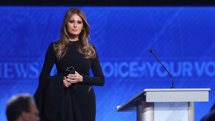 Melania Trump có thân hình lý tưởng của một siêu mẫu
