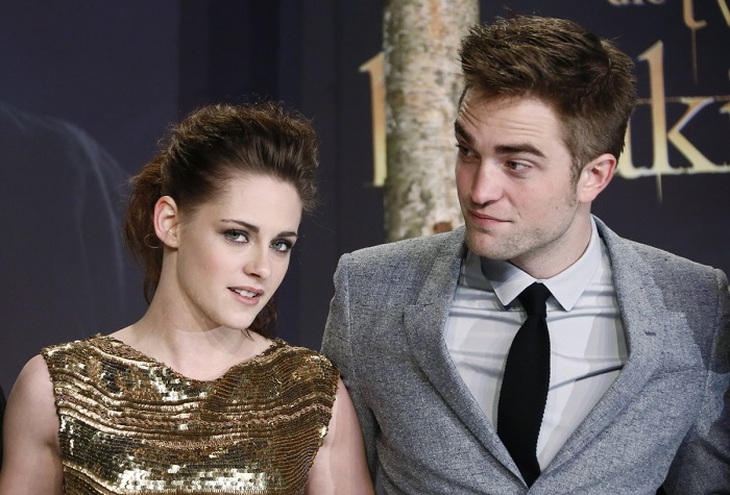 Kristen Stewart và Robert Pattinson, hai ngôi sao trong loạt phim Twilight