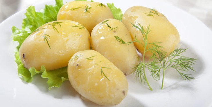 Khoai tây luộc có nhiều vitamin B