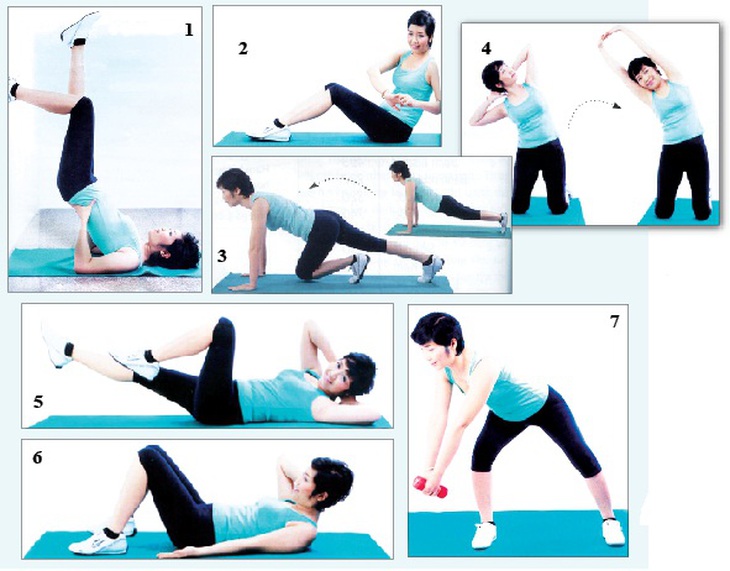 7 bài tập cho vòng eo thon