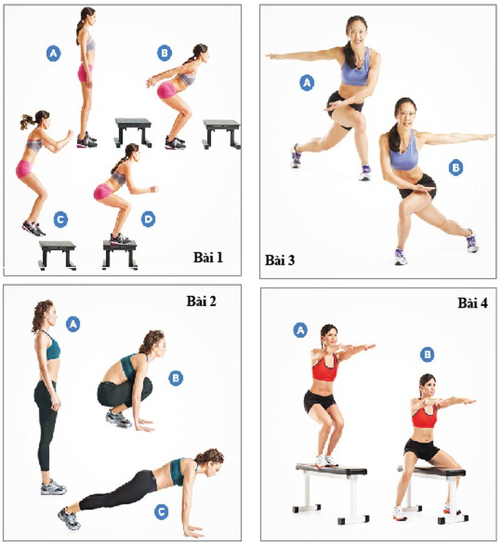 4 bài tập đơn giản giúp tăng chiều cao
