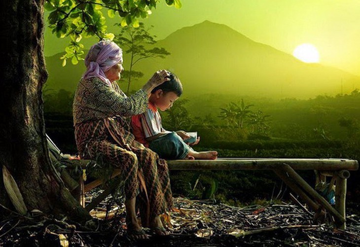 Bà cô bên ngoại là người đưa tôi đến với văn chương, cõi người. (Ảnh minh họa).